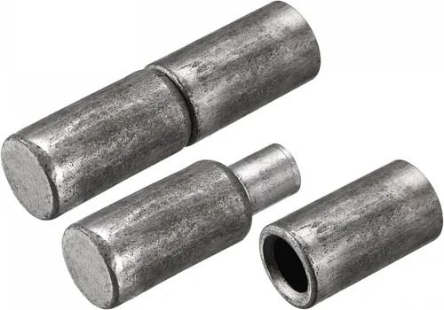 uxcell Bisagras de soldadura, 2.874 in x 0.787 in macho a hembra de hierro para puerta de casa de metal, ventana, 4 pares