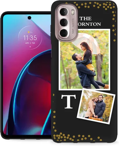 Miniatura 54 de Funda personalizada para Motorola Moto G Stylus 2020 con nombre de foto, texto y foto, GStylus personalizado -20 funda suave y fina (negro) de 6.4