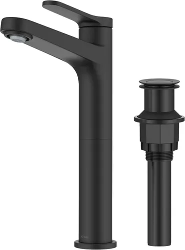 Miniatura 22 de KRAUS Indy Grifo de baño sin contacto con sensor táctil con caja de control y mezclador de temperatura en acero inoxidable libre de manchas, Acero