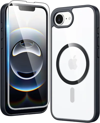 Miniatura 215 de FNTCASE Funda para iPhone 13 Pro-Max: Fundas magnéticas transparentes compatibles con Magsafe Slim anti amarillamiento protección contra caídas