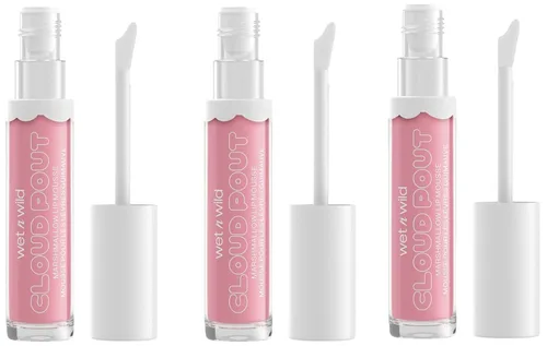 Miniatura 25 de wet n wild Crema de labios Cloud Pout con malvavisco, Pink Girl, You're Whipped Aceite de argán Vitamina E Sabor a malvavisco
