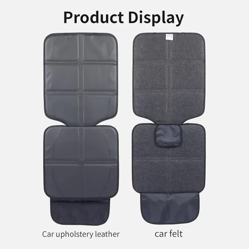 Miniatura 8 de Protector de asiento de automóvil, extra grueso, antideslizante, impermeable, no deja marcas de huellas para niños, bebés, mascotas, camiones, SUV