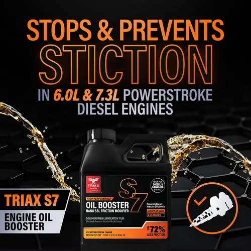 Miniatura 6 de Triax Max Oil Booster S7, limpiador de lodos de motor, refuerzo TBN, modificador de fricción, estabilizador de viscosidad, inhibidor de oxidación