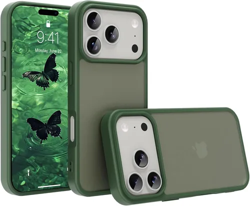 Miniatura 25 de Funda Translúcida Mate para iPhone 11, [Protección contra Caídas de Grado Militar de 10 Pies] Parachoques Protector Delgado Duradero Resistente a