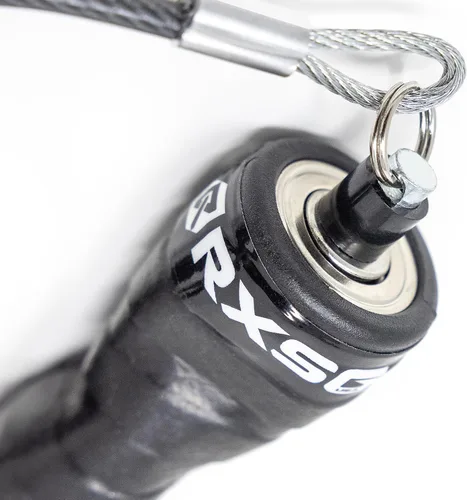 Miniatura 2 de Rx Smart Gear Cuerda de Saltar - Mangos Ergonómicos Black Ops con Cable Trans Black Buff 3.4 Jump Smart Cuerda de Velocidad con Peso para Deportes