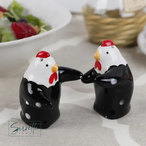 Miniatura 3 de Salero de pollo y pimentero Hugging