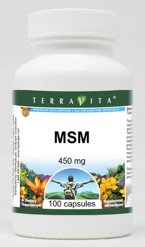 MSM - 450 mg (100 Cápsulas, ZIN: 510649)