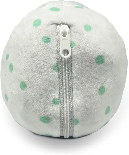 Miniatura 7 de Peluche reversible de Triceratops a huevo Feliz + Triste Muestra tu estado de ánimo Peluche para aliviar el estrés de 20.3 cm