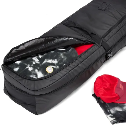 Miniatura 6 de evo Bolsa de rodillos de esquí y snowboard de lujo con cubo de embalaje, bolsa de equipo de botas de esquí compatible con TSA con ruedas