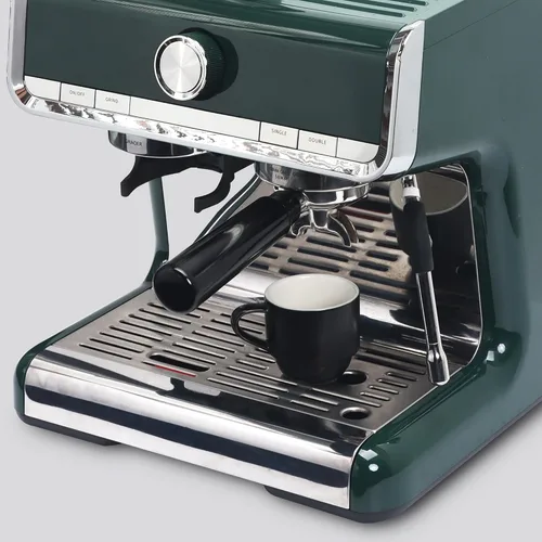 Miniatura 5 de Lareina Tazas de Espresso de Porcelana de 3 Onzas, Juego de 6, Pequeñas Tazas de Café Apilables con Platillos, Cucharas y Soporte de Metal - Tazas