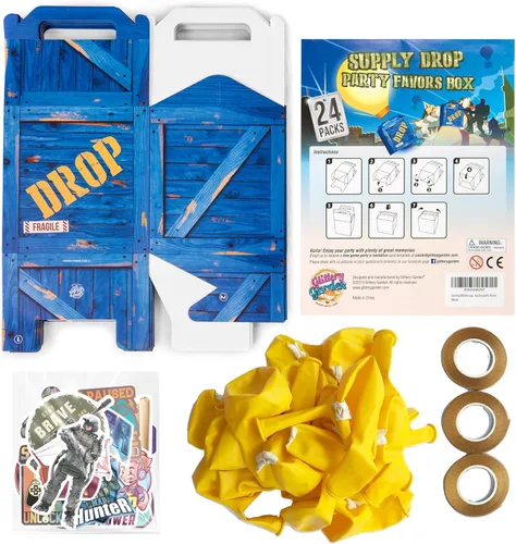 Miniatura 2 de Caja de regalo para fiestas de juegos, suministros militares, regalos de fiesta, bolsas de decoración y regalo, actividades de cumpleaños