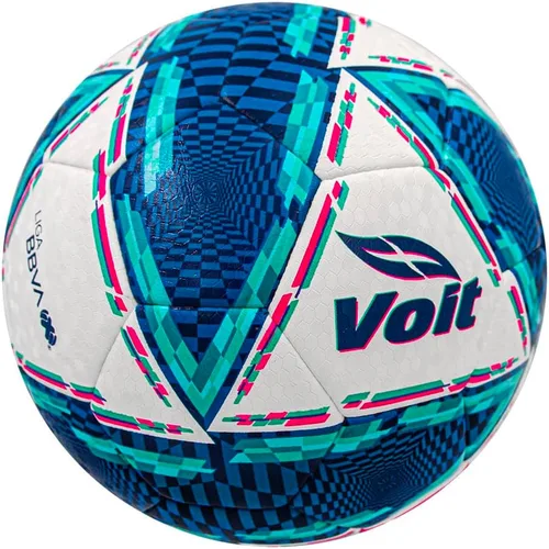 Voit Morph Liga MX BBVA Official Soccer Ball, Size 5, Textured Polyurethane, Hybrid Technology, 32-Panel, Moisture-Resistant Azul