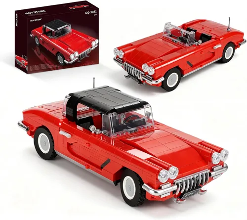 Miniatura 8 de Creater Expert GT 1976 - Juguetes de bloques de construcción, compatibles con Lego Car para adultos, modelo avanzado de coche de coleccionista