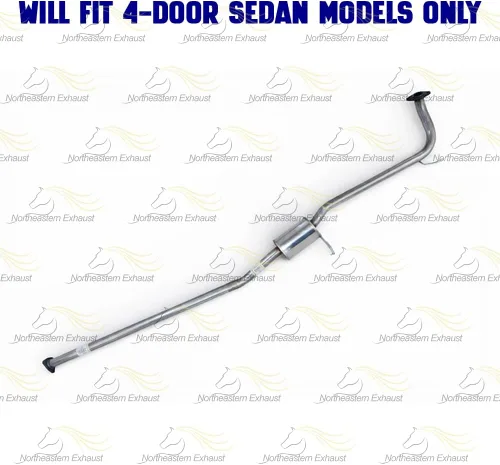 Miniatura 3 de Tubo resonador de escape compatible con Honda Accord 1998-2002 2.3L Sedán Acero inoxidable Northeastern Exhaust Incluye abrazaderas, juntas