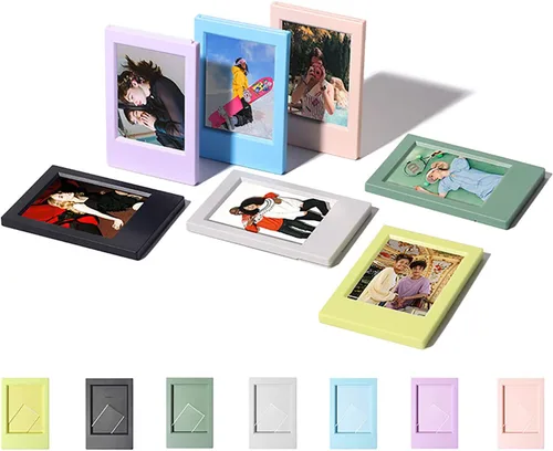 Miniatura 8 de Rieibi Estuche de almacenamiento para fotos Fujifilm Instax Mini Evo/12/11/9/8/7+/99/90/40/Link 3 pulgadas Film Photo – Caja de almacenamiento
