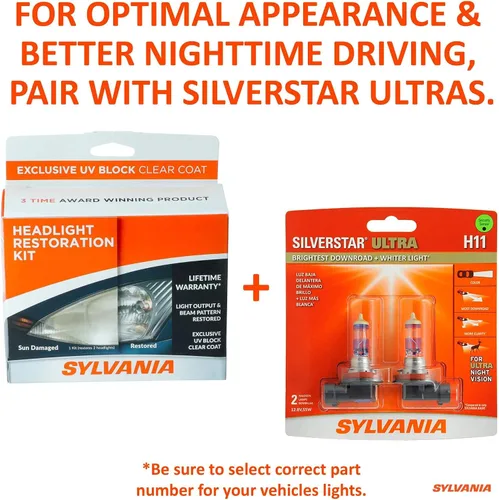 Miniatura 8 de Luces delanteras de alto rendimiento SYLVANIA SilverStar H4651, halógenas selladas de 100 x 165 (el paquete contiene 1 foco), H6054