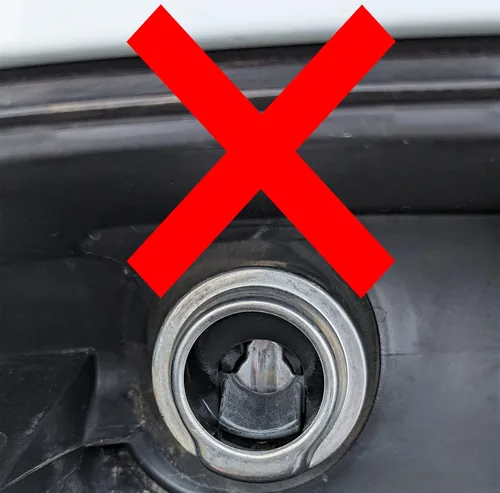 Miniatura 5 de Cubierta antipolvo para puerto de combustible sin tapa, compatible con vehículos Dodge, Ram y Chrysler, protege los sistemas de gas sin tapa