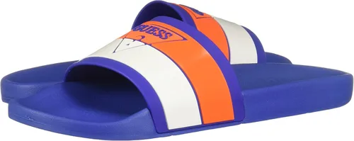 Miniatura 11 de GUESS Sandalias Edeno Slide para hombre, Azul (Medium Blue)