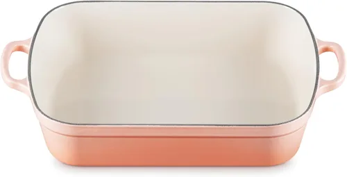 Miniatura 21 de Le Creuset Fuente para horno rectangular de hierro fundido esmaltado, 5.25 cuartos de galón (11.7 pulgadas x 16.8 pulgadas), color blanco
