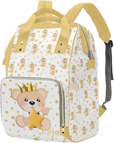 Miniatura 37 de M YESCUSTOM Bolsa de pañales personalizada con nombre para mamá, mujer, esposa, mochila personalizada, 0625-12, Mochilas Daypack