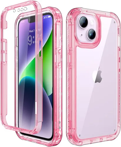 Miniatura 16 de Lifedance - Funda diseñada para iPhone 14/iPhone 13, funda protectora resistente de cuerpo completo con protector de pantalla incorporado