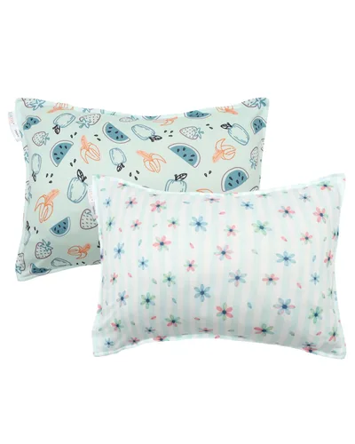 Miniatura 57 de ALVABABY Paquete de 2 fundas de almohada de algodón orgánico para niños pequeños, fundas de almohada para niños de 13 x 18 pulgadas o 12 x 16
