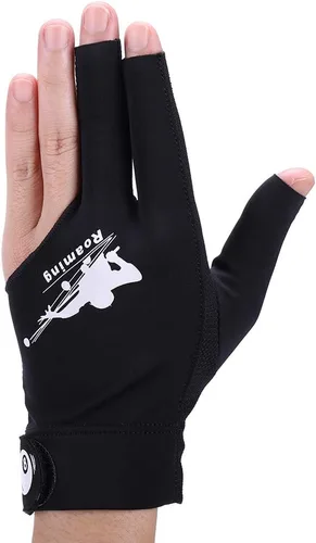 Miniatura 2 de Guantes de billar Roaming de secado rápido y transpirables, guante para billar, billar francés, taco de snooker, opción para mano izquierda