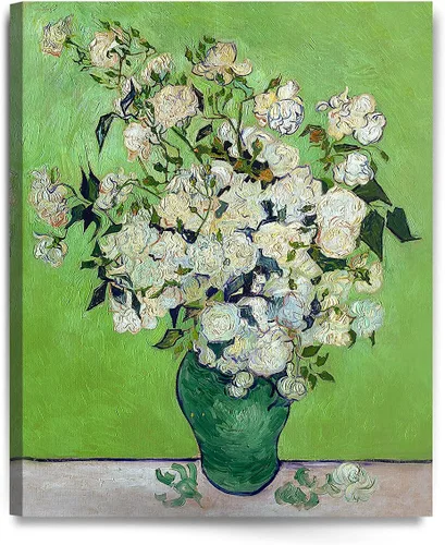 Miniatura 91 de Serie de pinturas de Vincent Van Gogh (favoritos). Reproducción de arte clásico de Van Gogh, impreso en lienzo Noche estrellada
