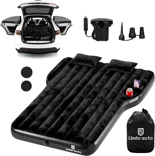 Miniatura 25 de Umbrauto Truck Bed Air Mattress Inflatable Pickup Camping Airbed for 5.5-5.8ft Full Size Short Truck Bed Road Trip Sleeping Pad with Pump for