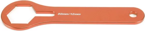 Miniatura 8 de Llave de horquilla para suspensión de motocicleta, 1.969 in, aleación de aluminio, naranja, apta para 125 150 250 350 450 550 SX XCWP