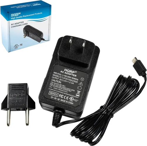 HQRP Adaptador de corriente alterna de 5 V 2.5 A compatible con Raspberry Pi 3 Modelo B B+ A+ Plus; Banana Pro [listado UL] Plus HQRP Euro Plug