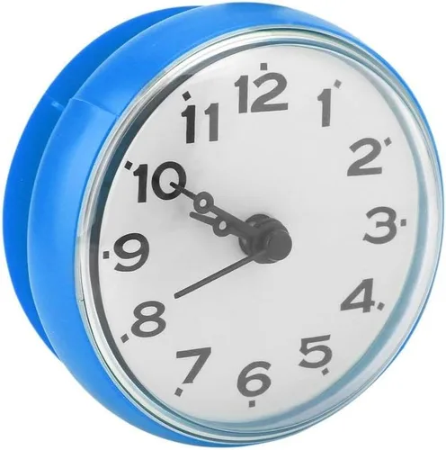 Miniatura 11 de Yosoo Reloj de ducha impermeable con ventosa de cara redonda árabe digital árabe reloj de ducha de baño accesorios de cocina (verde)