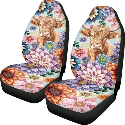 Miniatura 22 de 250 Years Car Seat Covers Set of 2 Eagle Flag Car Seat Cover Protector Front Seats Patriotic Auto Interior Accessories Stretch Polyester Fabric