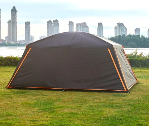 Miniatura 2 de KTT Extra Large Tent 6-12-14 Person,Family Cabin Tents,2 Rooms,3 Doors and 3 Windows with Mesh,Straight Wall,Waterproof,Double Layer,Big Tent for