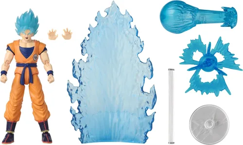Miniatura 7 de Bandai - Dragon Ball Super - Dragon Stars - Goku Azul SS (Paquete Power up) Figura de acción