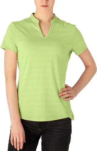 Miniatura 59 de Gopune Polo de golf con cuello en V para mujer, sin cuello, manga corta, ligera, de secado rápido, camisetas de tenis para correr