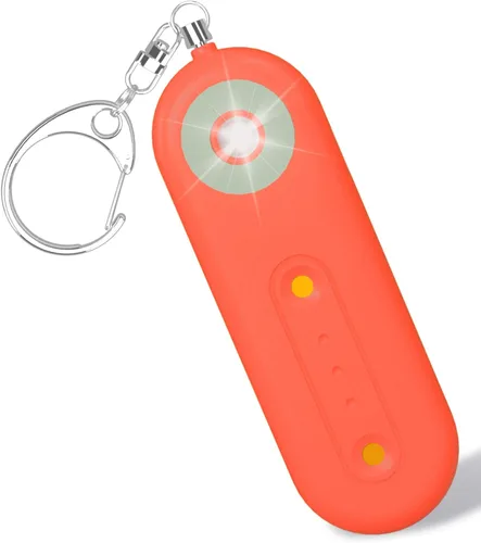 Miniatura 9 de ROTOPATA Luz estroboscópica de alarma de seguridad personal para mujeres, llavero de autodefensa de sirena de emergencia extra fuerte de 130 dB