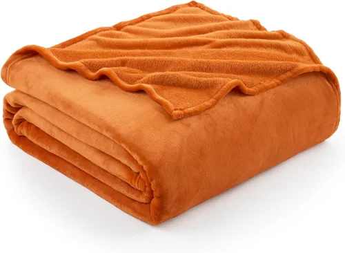 Miniatura 49 de Hansleep Manta de forro polar para sofá beige, súper suave manta de franela esponjosa y acogedora para todas las estaciones, beige, manta de 50x60
