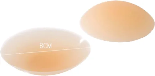 Miniatura 5 de NIP SLIPS - Cubierta adhesiva de silicona para pezón para sujetador, pétalos de pecho reutilizables con caja, no se ven con borde cónico fino, gel