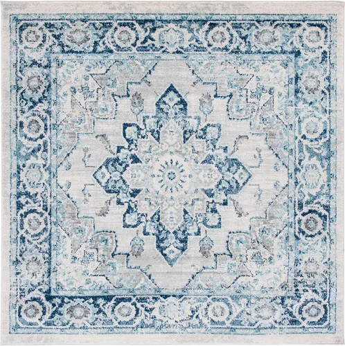 Miniatura 13 de SAFAVIEH Tulum Collection - Alfombra para pasillo, 2 x 9 pies, diseño de medallón, no desprende pelusa y fácil de limpiar, ideal para sala de estar
