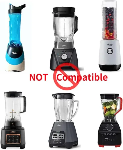 Miniatura 8 de Piezas de repuesto Frasco de vidrio de 6 tazas con cuchilla, compatible con licuadoras Oster