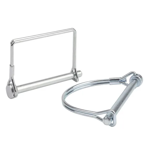 Miniatura 5 de 20 piezas de pasador de bloqueo de eje de seguridad de 1/4 de pulgada de diámetro en 2 formas de cuadrado y arco para remolques de granja, carros