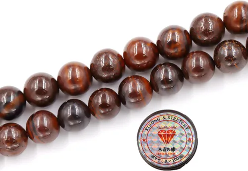Miniatura 51 de Cuentas de piedras preciosas para la fabricación de joyas, cuentas de monedas facetadas de piedra natural piedra de sangre africana de 0.236 in