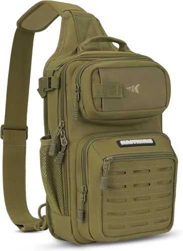 Miniatura 13 de KastKing BlowBak - Bolsa táctica para aparejos de pesca, mochila de pesca ligera, almacenamiento para equipo y equipo, regalo para hombres E: verde