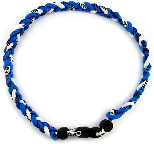 Miniatura 30 de MapofBeauty Dos colores moda tres trenzado cuerda Tornado collar