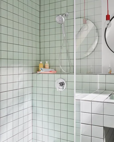 Miniatura 7 de Moen Verso - Ducha de mano, cabezal de ducha redondo desmontable con sistema de acoplamiento Magnetix, manguera de 60 pulgadas, cromo, 220H2