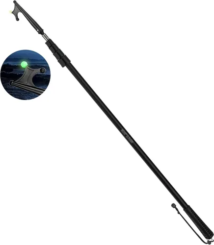 Miniatura 10 de SANLIKE Telescopic Boat Hook - Scratch-Resistant Boat Hook with Luminous Bead Boating Push Pole for Docking