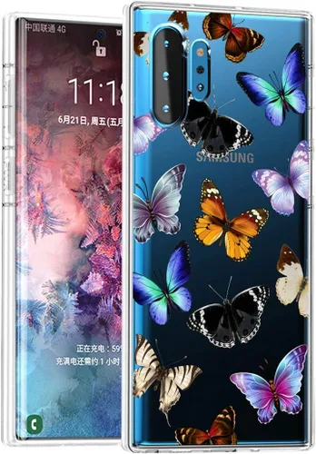 Miniatura 5 de Funda de teléfono para Galaxy Note 10 Plus 5G, para Samsung Note10+ para niñas, funda protectora transparente de TPU suave transparente para Samsung