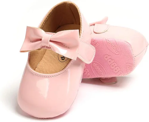 Mocasines para bebé de princesa brillante Mary Jane vestidos zapatos de primera calidad ligeros suela suave zapatos para cuna zapatos para niños