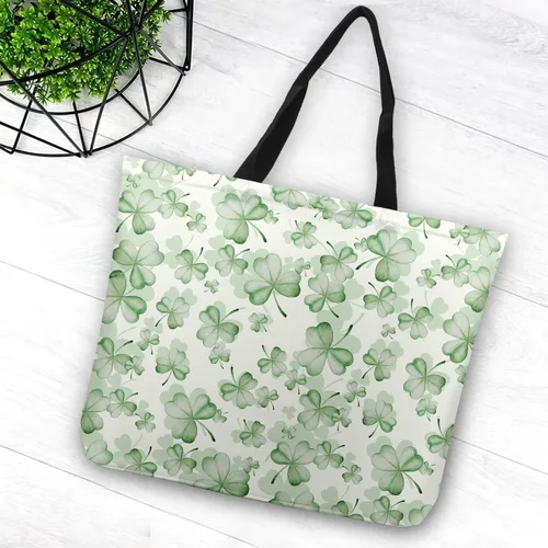 Miniatura 7 de Dacawin Bolsas de lona para mujer, reutilizables, para compras, viajes, comestibles, bolsa de hombro grande